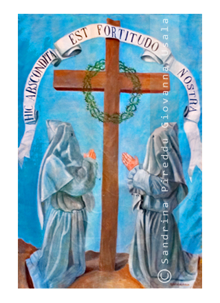 Hic Abscondita Est Fortitudo Nostra - Arciconfraternita del Santissimo Crocifisso di Cagliari - Immagine di Sandrina Pireddu e Giovanna Usala